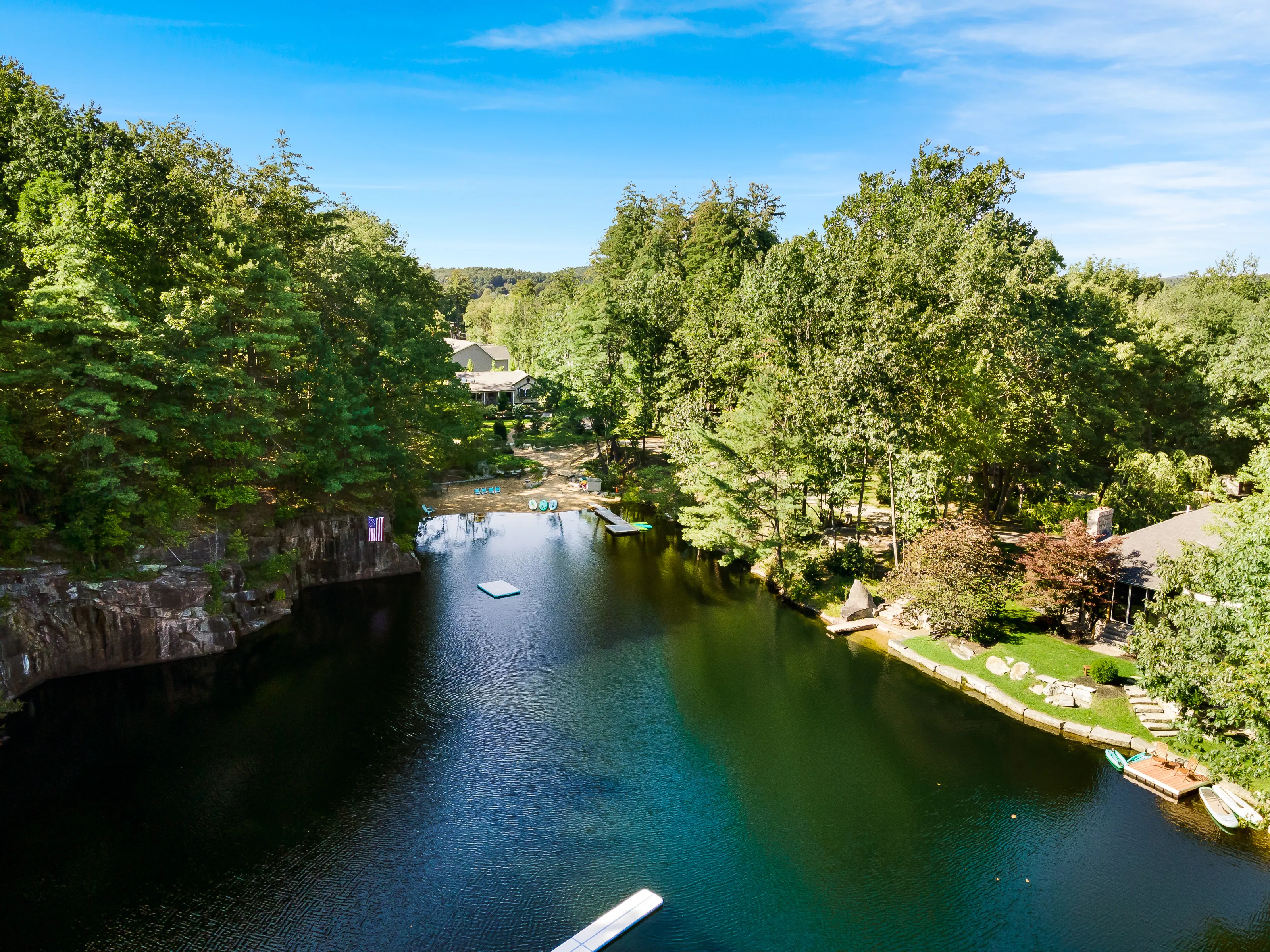 Paddle Boarding on the Quarry